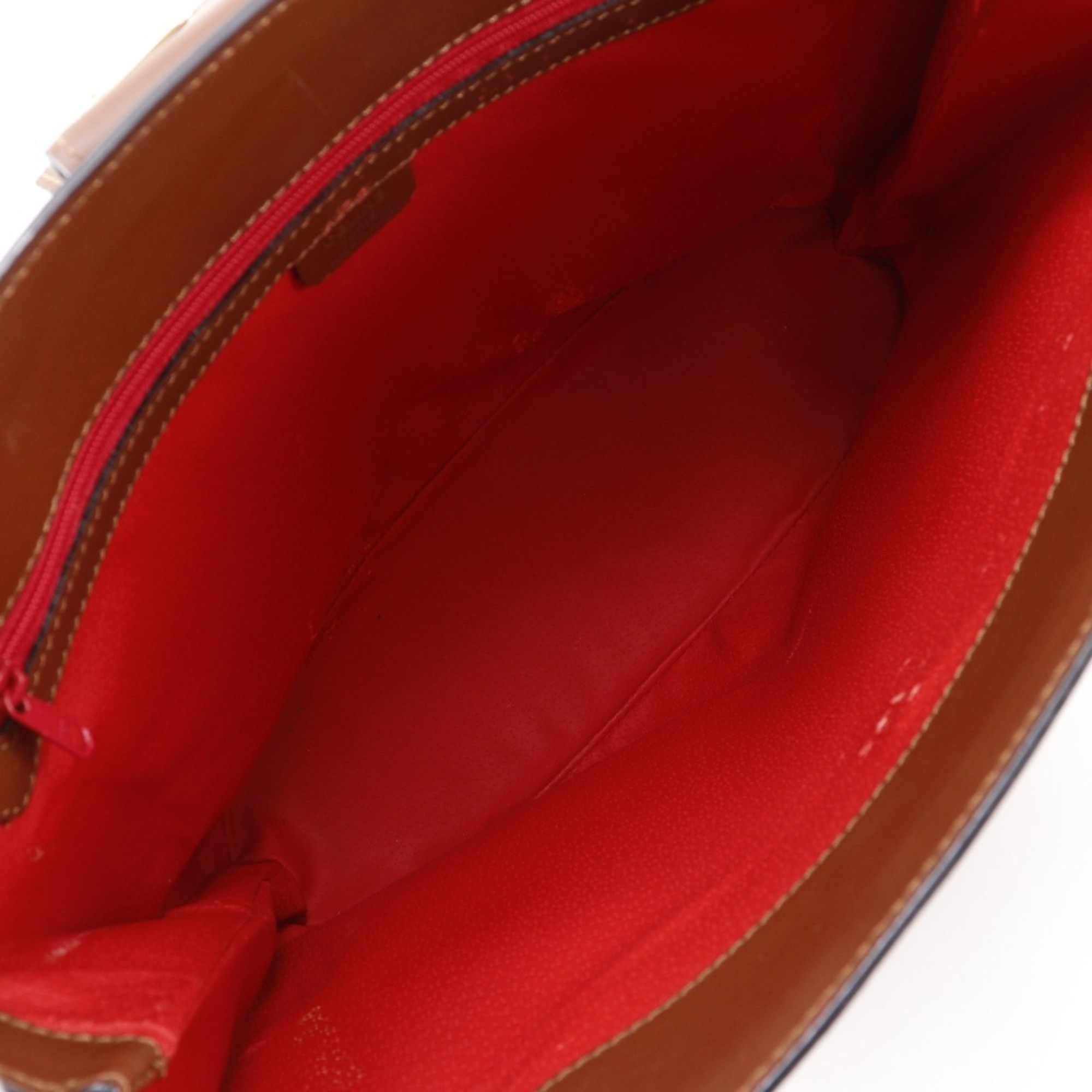 Celine Celine Tote Bag, Brown Calfskin, A5, Women's Size ONE SIZE - 6 Thumbnail