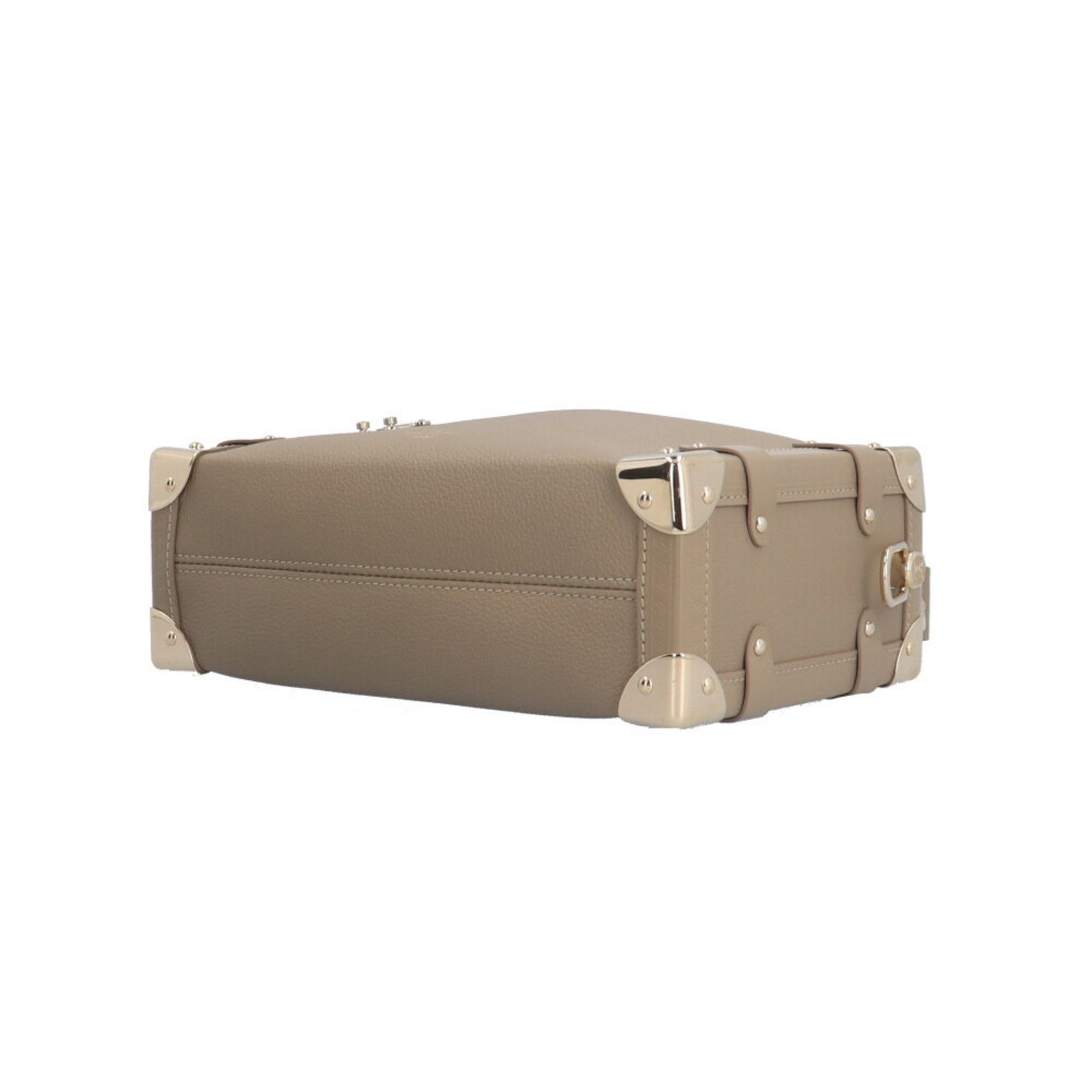 Louis Vuitton Louis Vuitton Side Trunk MM Shoulder Bag, Leather, M25072, Beige, Women's, LOUIS VUITTON Size ONE SIZE - 6 Thumbnail
