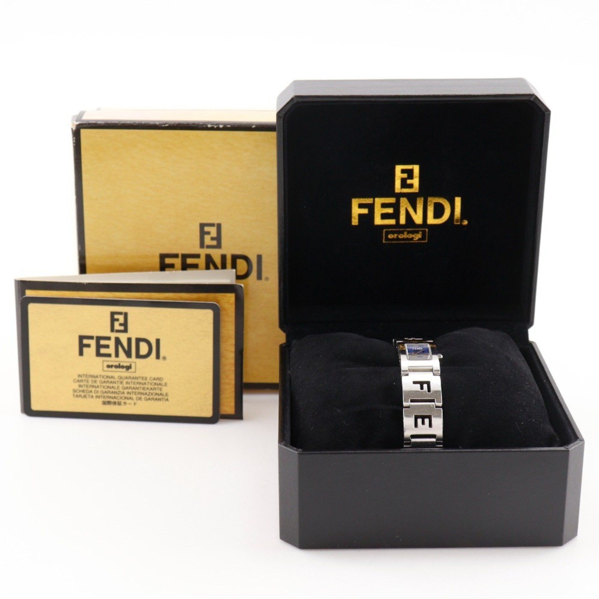 Fendi Fendi Olologi Women's Watch, 3150L Stainless Steel, Silver Quartz Movement, Analog Display, Blue Dial Size ONE SIZE - 15 Thumbnail