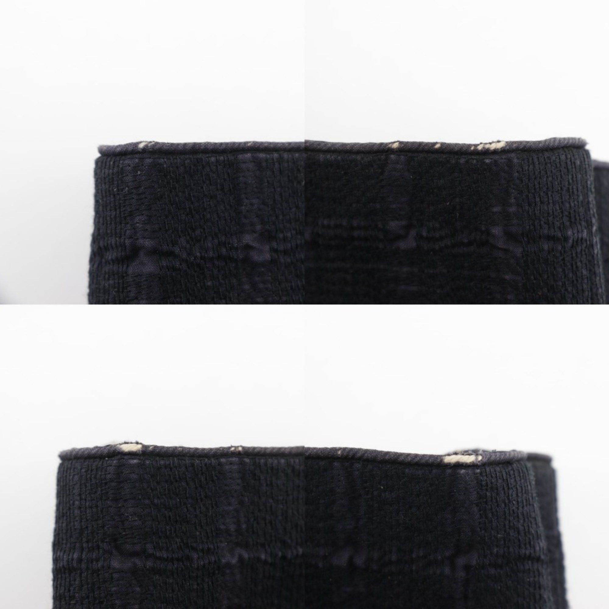 Hermes Hermes Hermès Amedaba Hippo de Poche Shoulder Bag, Long Canvas, Black, A4 Size, Women's Size ONE SIZE - 6 Thumbnail