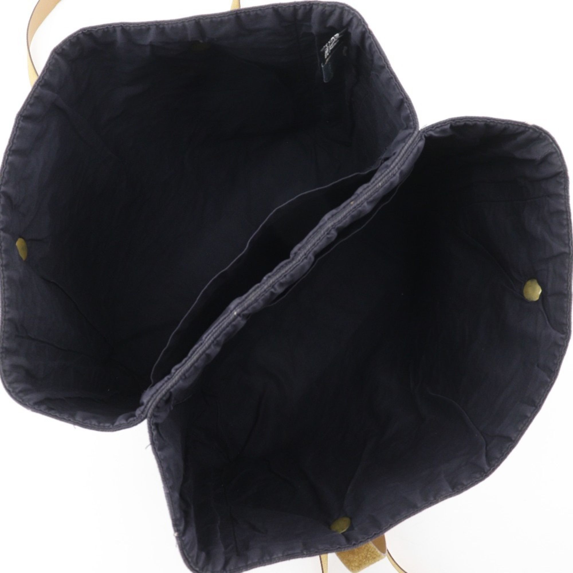 Hermes Hermes Hermès Amedaba Hippo de Poche Shoulder Bag, Long Canvas, Black, A4 Size, Women's Size ONE SIZE - 5 Thumbnail