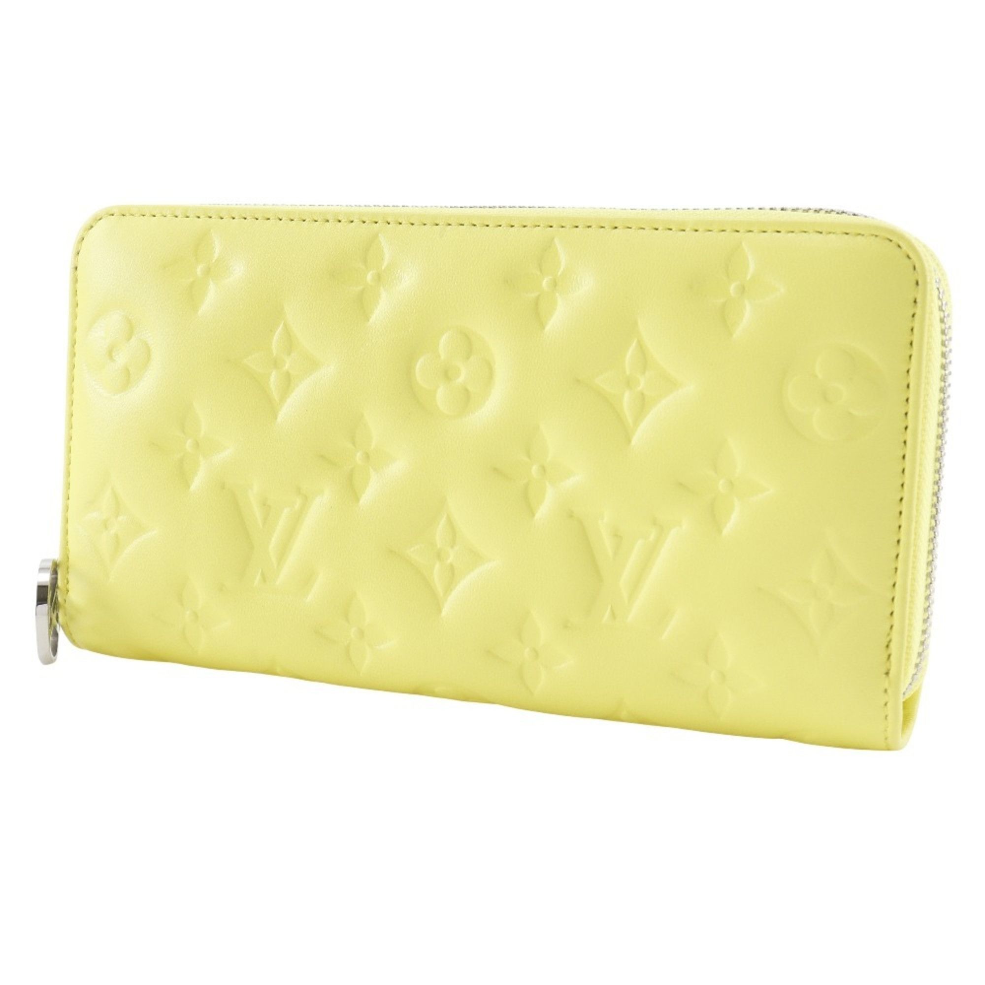 Louis Vuitton Louis Vuitton Coussin Zippy Wallet M83104, a long wallet in Smiley Yellow lambskin. Size ONE SIZE - 2 Thumbnail