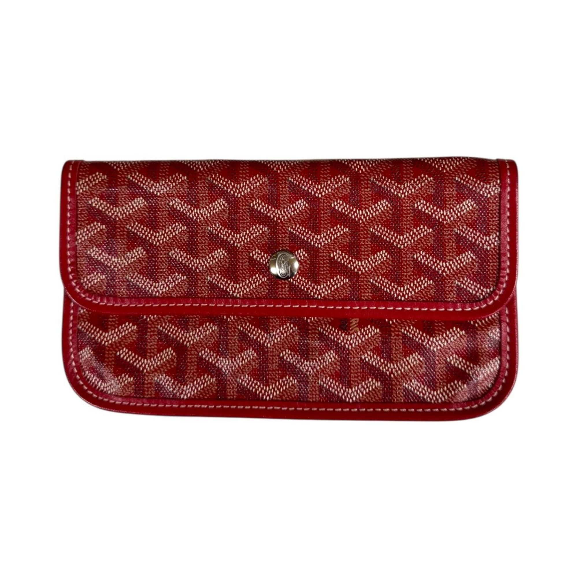 Goyard Goyard Saint Louis PM Tote Bag, PVC-Coated Canvas, Red, Unisex Size ONE SIZE - 10 Thumbnail