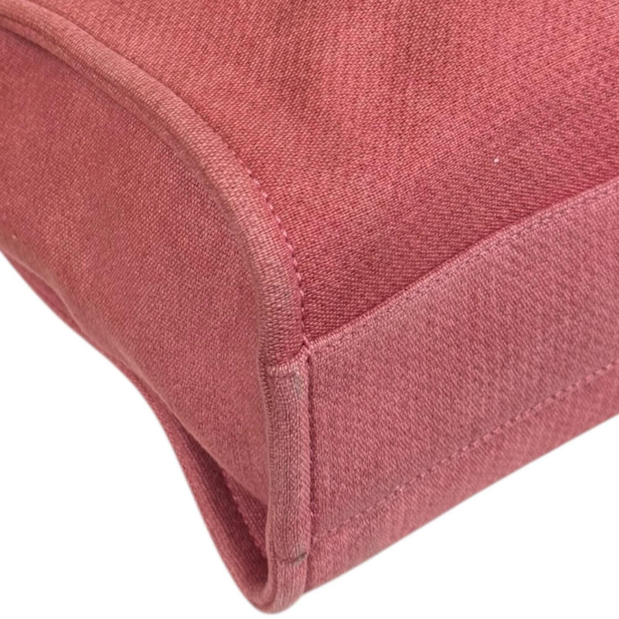 Chanel CHANEL Deauville PM Shoulder Bag, Chanel Canvas, Red, Women's, Size ONE SIZE - 11 Thumbnail