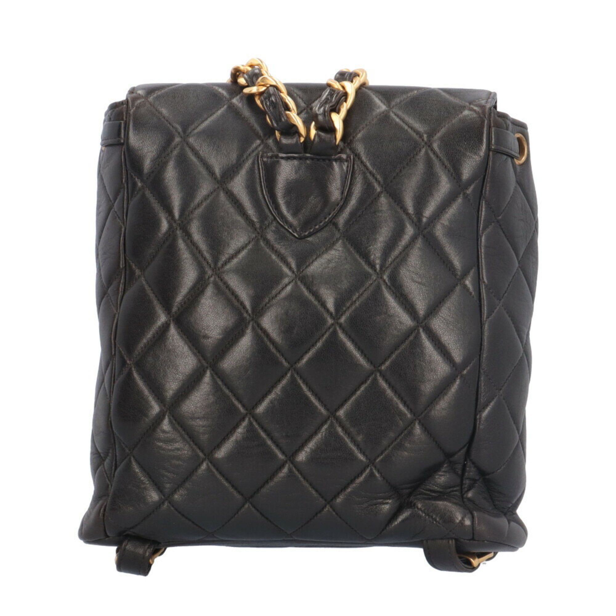 Chanel CHANEL Matelasse Backpack/Daypack, Chanel Lambskin, Women's, Size ONE SIZE - 3 Thumbnail