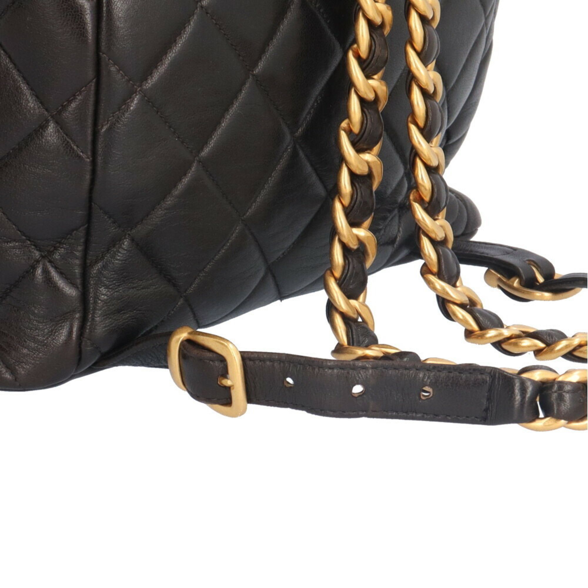 Chanel CHANEL Matelasse Backpack/Daypack, Chanel Lambskin, Women's, Size ONE SIZE - 11 Thumbnail