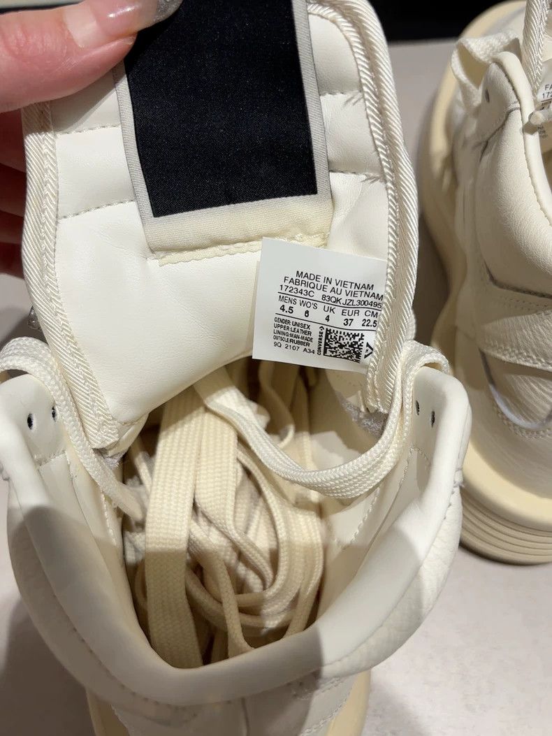 Rick Owens Drkshdw Rick Owens DRKSHDW x Converse Weapon Sneakers - dmc Size US 5 / EU 37 - 4 Thumbnail
