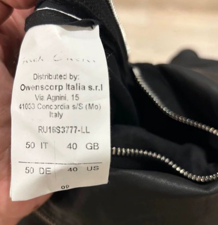Rick Owens Rick Owens Leather Jacket Size 50 - dmc Size US L / EU 52-54 / 3 - 3 Thumbnail