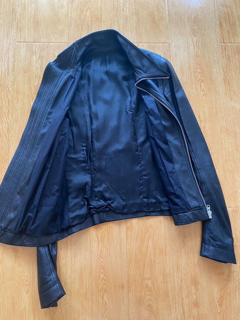 Rick Owens RICK OWENS Leather Jacket Size 48 - dmc Size US M / EU 48-50 / 2 - 3 Thumbnail