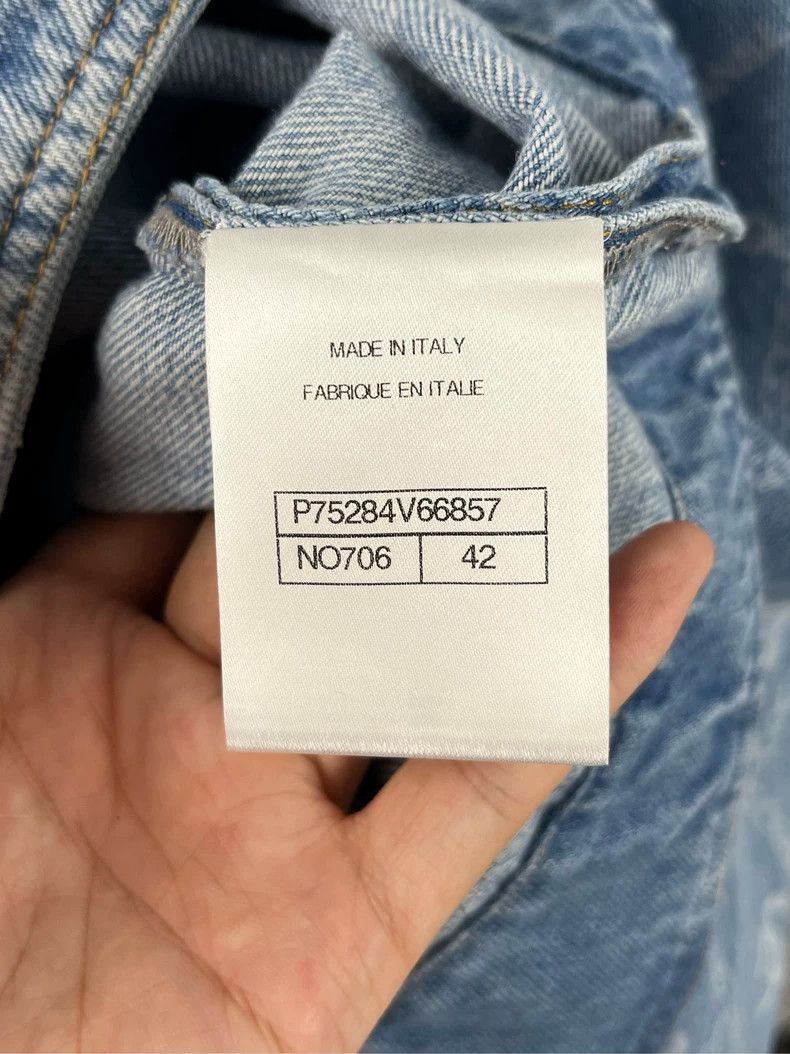 Chanel Chanel Blue Logo Denim Jacket - dmc Size US L / EU 52-54 / 3 - 5 Thumbnail
