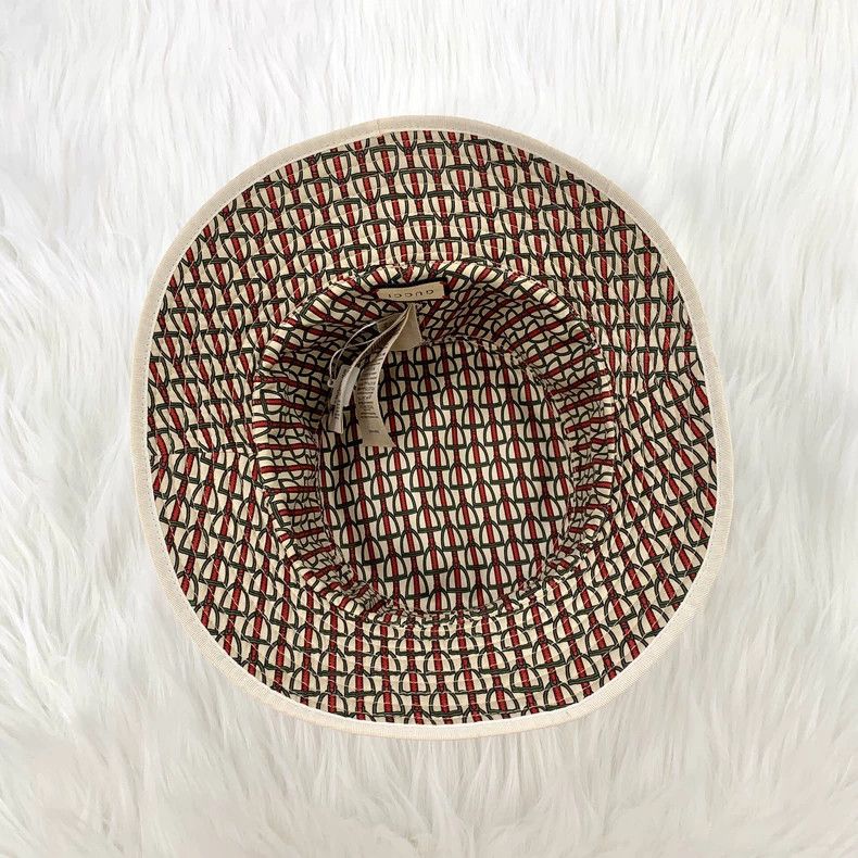 Gucci Gucci Brown Logo Bucket Hat - dmc Size ONE SIZE - 6 Thumbnail