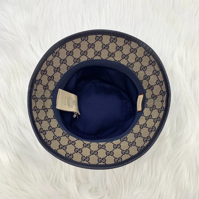 Gucci Gucci Logo Jacquard Bucket Hat - dmc Size ONE SIZE - 6 Thumbnail