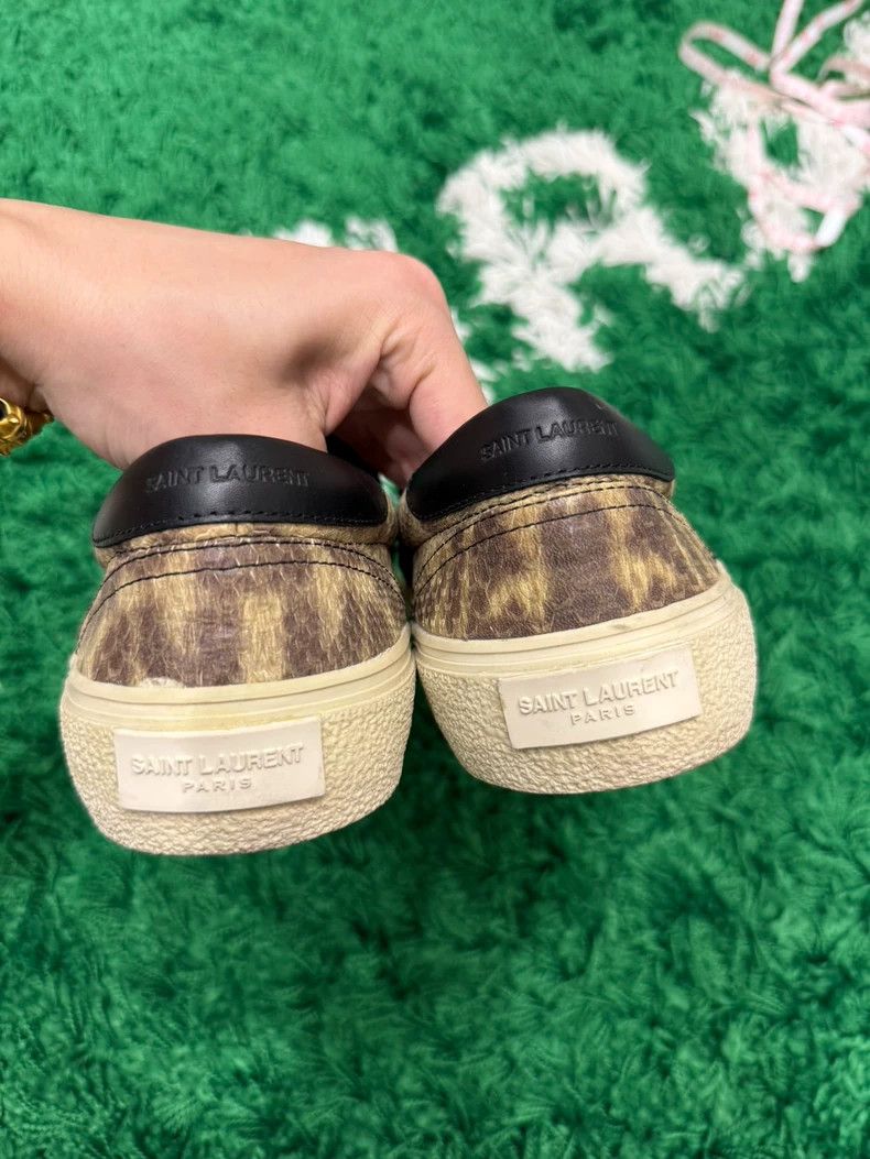 Saint Laurent Paris Saint Laurent Snake Scale Slip Ons - dmc Size US 11 / EU 44 - 4 Thumbnail