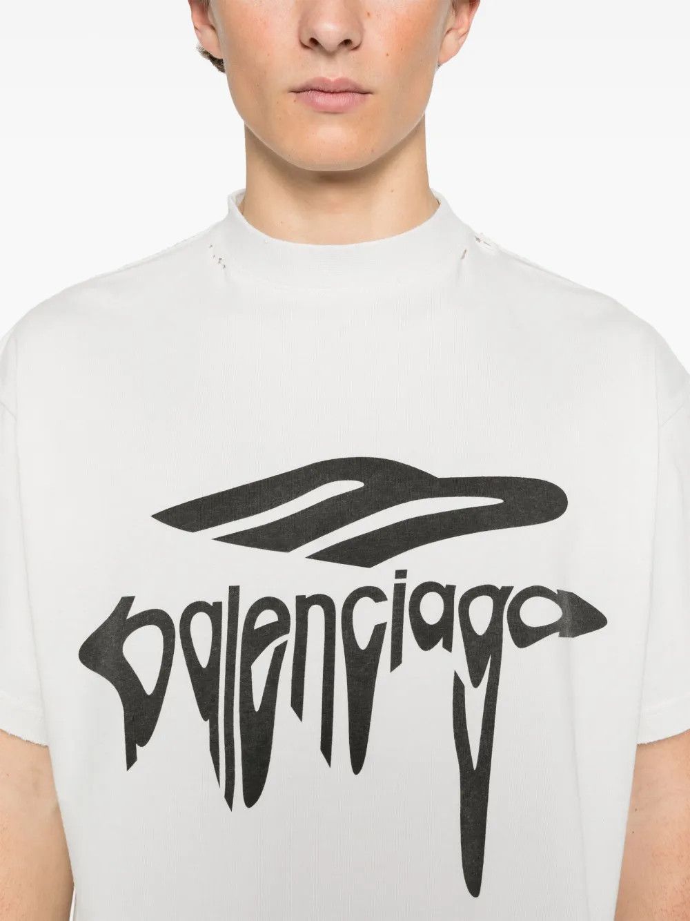 Balenciaga 3B Liquified Oversize t-shirt Size US L / EU 52-54 / 3 - 3 Thumbnail