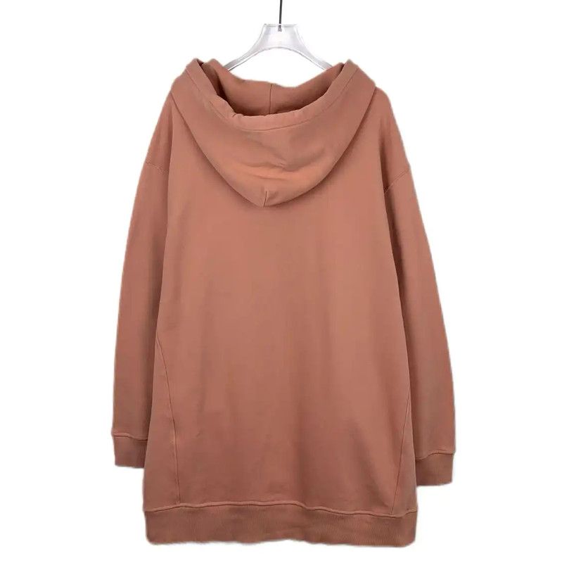 Max Mara MaxMara Brown Cotton Women's Hoodie 0089 Size M / US 6-8 / IT 42-44 - 2 Thumbnail