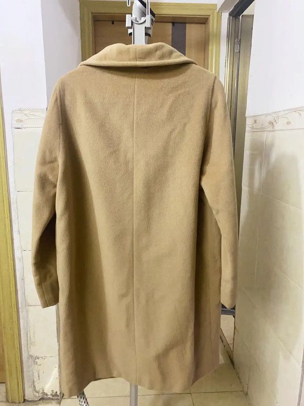 Max Mara MaxMara Camel Wool Long Coat for Women 0089 Size M / US 6-8 / IT 42-44 - 3 Thumbnail