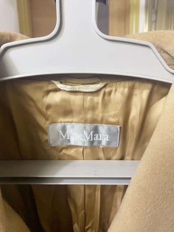 Max Mara MaxMara Camel Wool Long Coat for Women 0089 Size M / US 6-8 / IT 42-44 - 6 Thumbnail