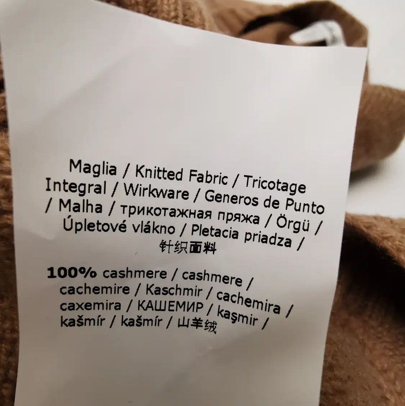 Max Mara MaxMara Camel Cashmere Sweater for Women 0089 Size XS / US 0-2 / IT 36-38 - 4 Thumbnail