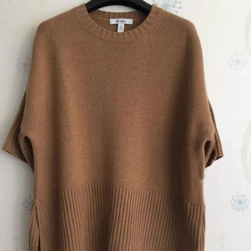 Max Mara MaxMara Camel Cashmere Sweater for Women 0089 Size XS / US 0-2 / IT 36-38 - 7 Thumbnail