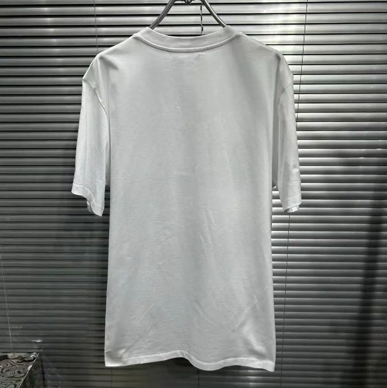 Max Mara MaxMara Summer White Cotton Bow Print T-Shirt 0089 Size S / US 4 / IT 40 - 3 Thumbnail