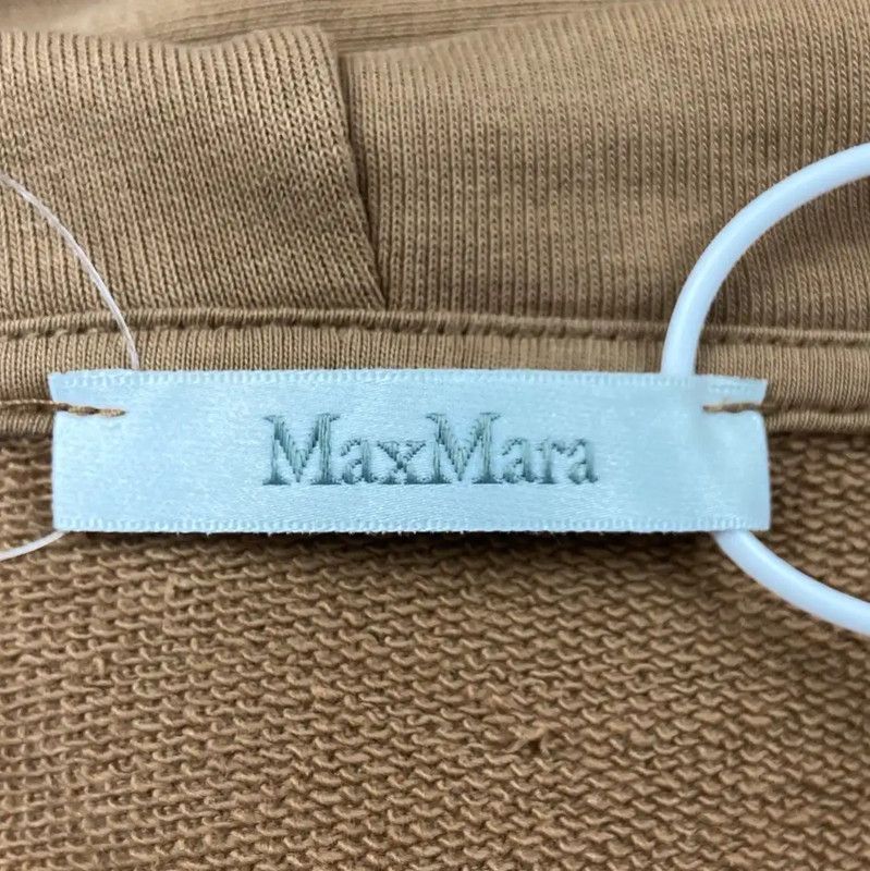 Max Mara MaxMara Brown Cotton Women's Hoodie 0089 Size M / US 6-8 / IT 42-44 - 4 Thumbnail