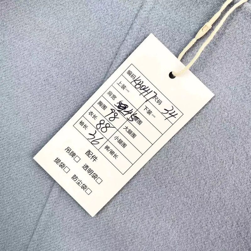 Max Mara MaxMara Stylish Blue Women's Coat 0089 Size ONE SIZE - 5 Thumbnail