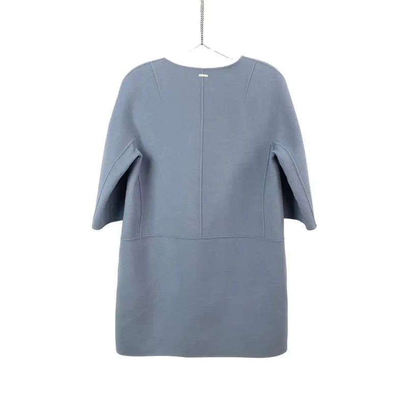 Max Mara MaxMara Stylish Blue Women's Coat 0089 Size ONE SIZE - 2 Thumbnail