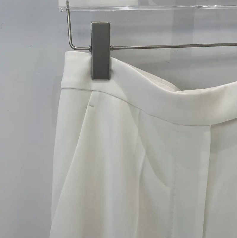 Max Mara MaxMara White Women's Casual Pants 0089 Size 24" / US 00 / IT 34 - 3 Thumbnail