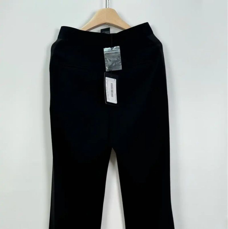 Max Mara MaxMara Black Acetate Casual Pants for Women 0089 Size 24" / US 00 / IT 34 - 2 Thumbnail