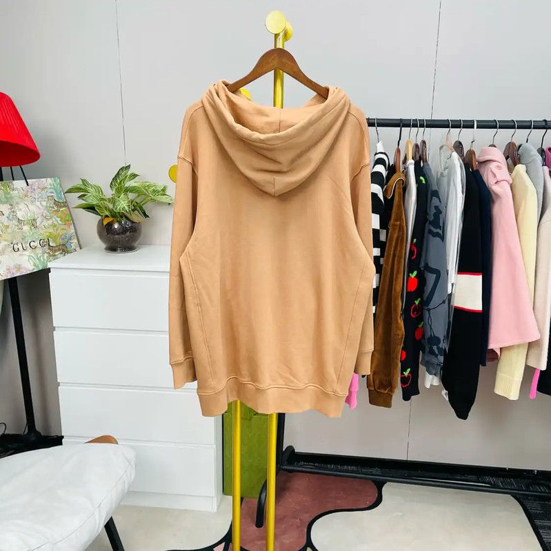 Max Mara MaxMara Brown Cotton Women's Hoodie 0089 Size M / US 6-8 / IT 42-44 - 2 Thumbnail