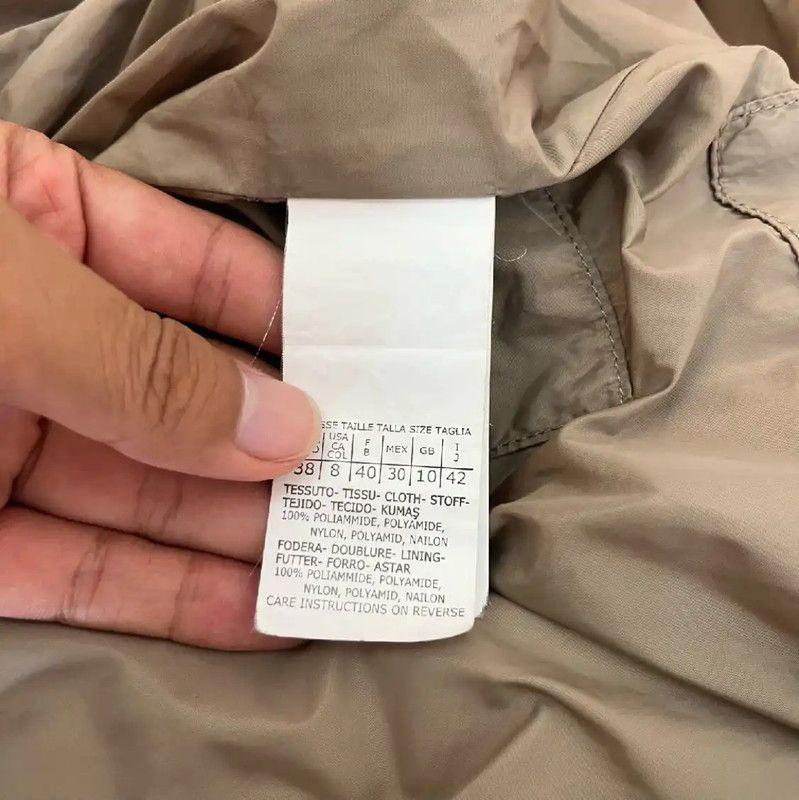 Max Mara MaxMara Light Brown Nylon Women’s Down Coat 0089 Size M / US 6-8 / IT 42-44 - 4 Thumbnail