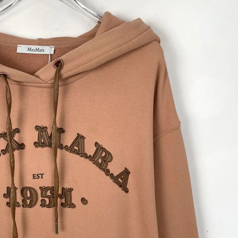 Max Mara MaxMara Orange Cotton Women's Hoodie 0089 Size S / US 4 / IT 40 - 3 Thumbnail