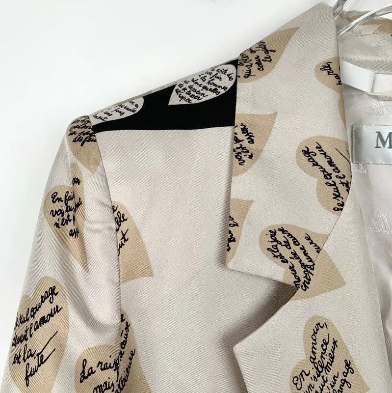 Max Mara MaxMara Colorful Silk Women's Jacket 0089 Size M / US 6-8 / IT 42-44 - 3 Thumbnail
