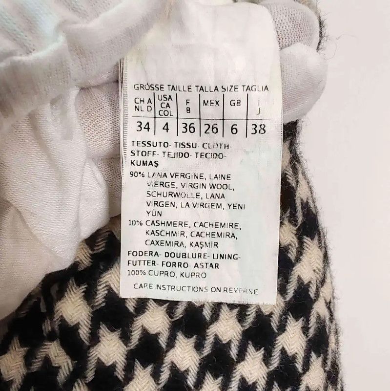 Max Mara MaxMara Black Wool Midi Skirt 0089 Size 23" - 4 Thumbnail