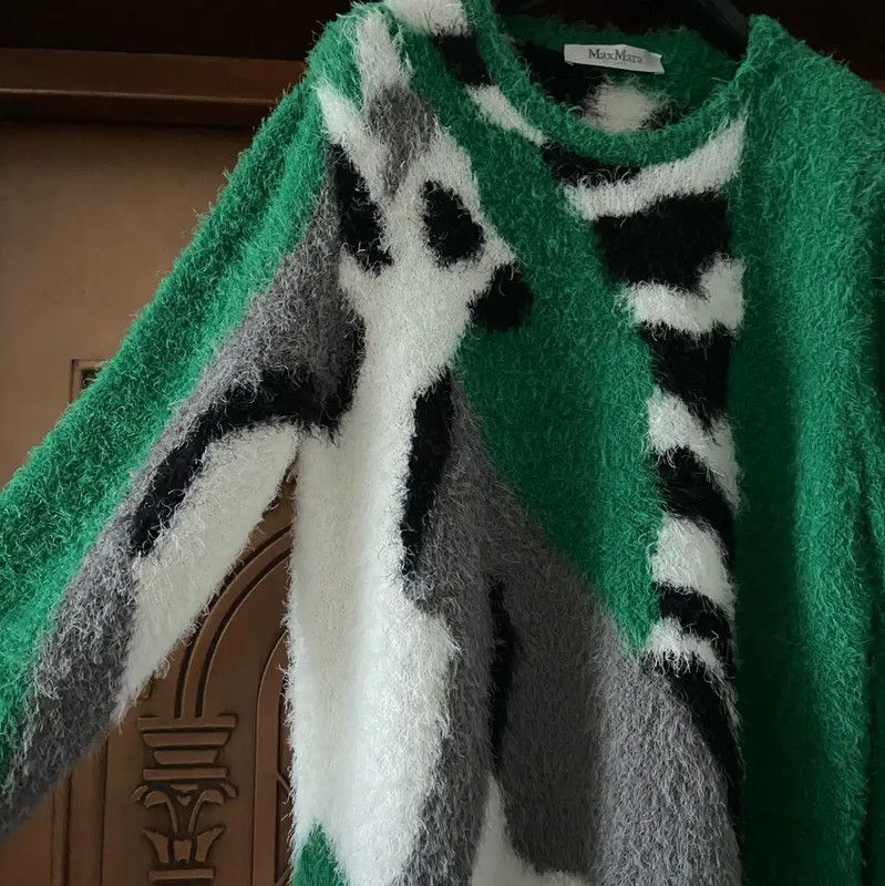 Max Mara MaxMara Color-Block Knit Sweater for Women 0089 Size XL / US 12-14 / IT 48-50 - 9 Thumbnail