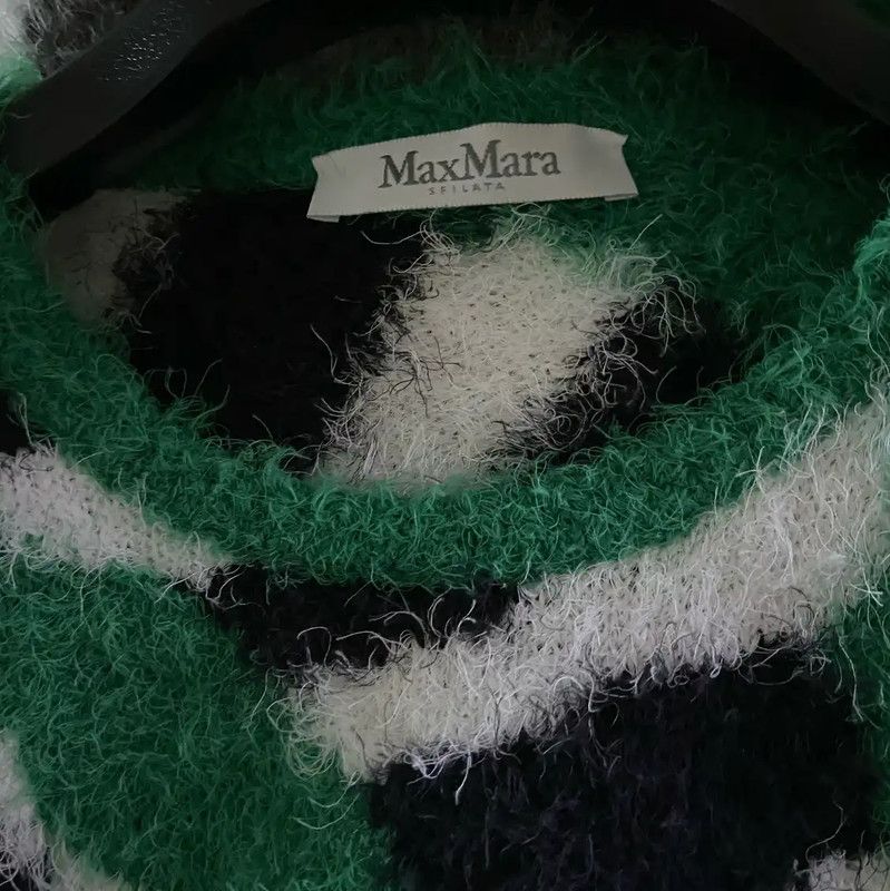 Max Mara MaxMara Color-Block Knit Sweater for Women 0089 Size XL / US 12-14 / IT 48-50 - 5 Thumbnail