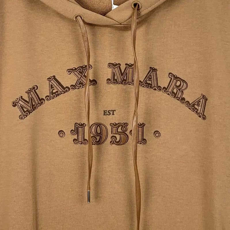 Max Mara MaxMara Brown Women's Hoodie 0089 Size M / US 6-8 / IT 42-44 - 4 Thumbnail