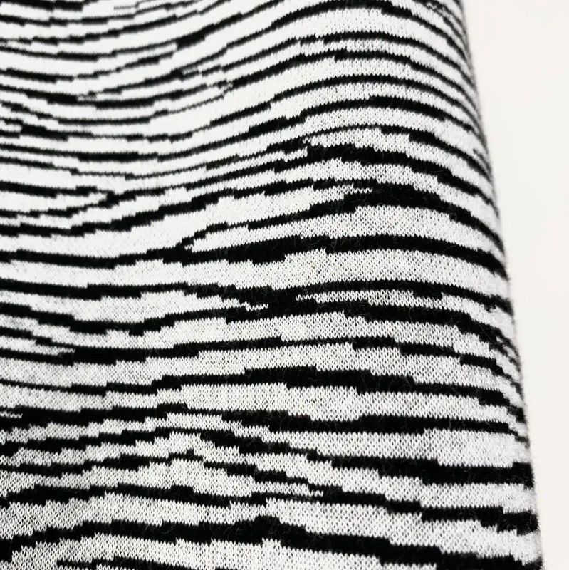 Max Mara MaxMara Gray Patterned Women's Dress 0089 Size M / US 6-8 / IT 42-44 - 3 Thumbnail