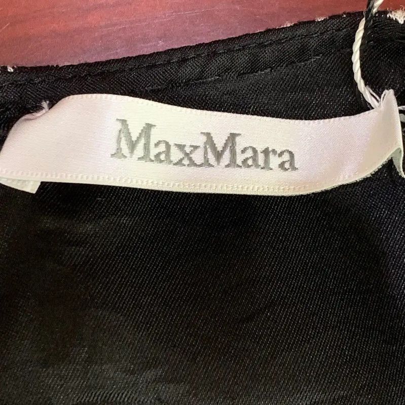 Max Mara MaxMara Gray Patterned Women's Dress 0089 Size M / US 6-8 / IT 42-44 - 5 Thumbnail