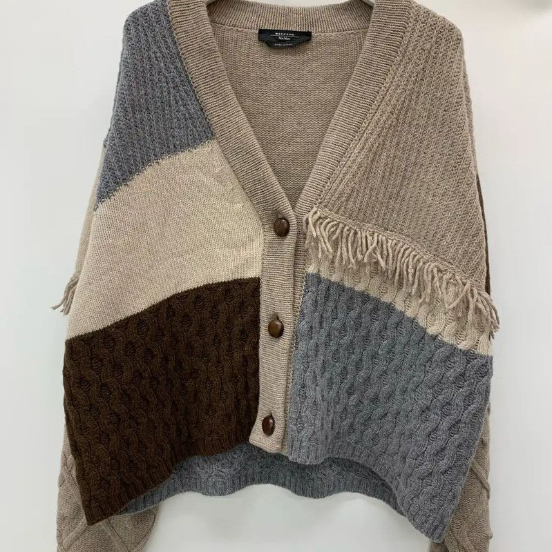 Max Mara MaxMara Multi-Color Women's Cardigan 0089 Size XS / US 0-2 / IT 36-38 - 5 Thumbnail