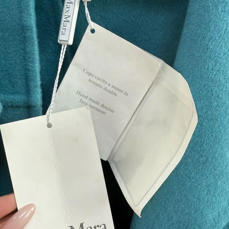 Max Mara MaxMara Spring Autumn Wool Cardigan in Lake Blue 0089 Size S / US 4 / IT 40 - 2 Thumbnail
