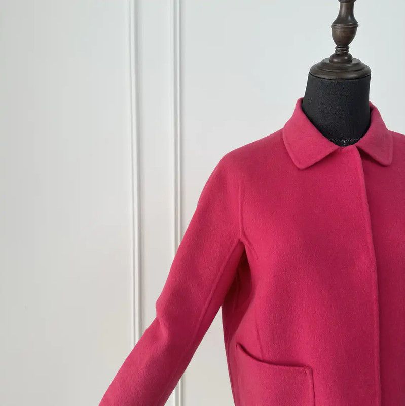 Max Mara MaxMara Pink Wool Women's Cardigan 0089 Size M / US 6-8 / IT 42-44 - 7 Thumbnail