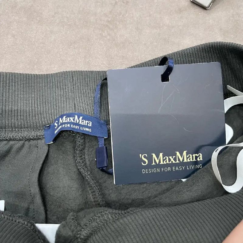 Max Mara MaxMara Women's Casual Pants in Blue Cotton 0089 Size 23" - 5 Thumbnail