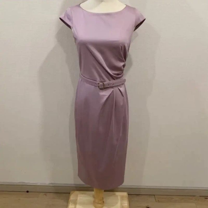 Max Mara MaxMara Purple Silk Dress for Women 0089 Size ONE SIZE - 5 Thumbnail