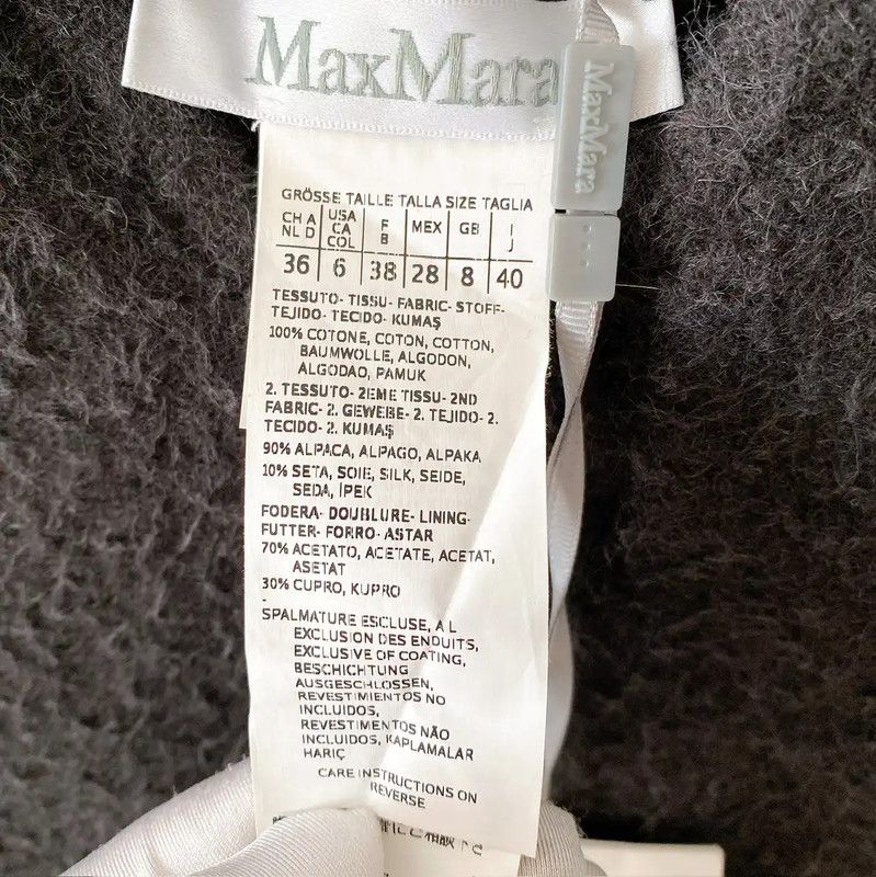 Max Mara MaxMara Black Cotton Sleeveless Long Dress 0089 Size S / US 4 / IT 40 - 8 Thumbnail