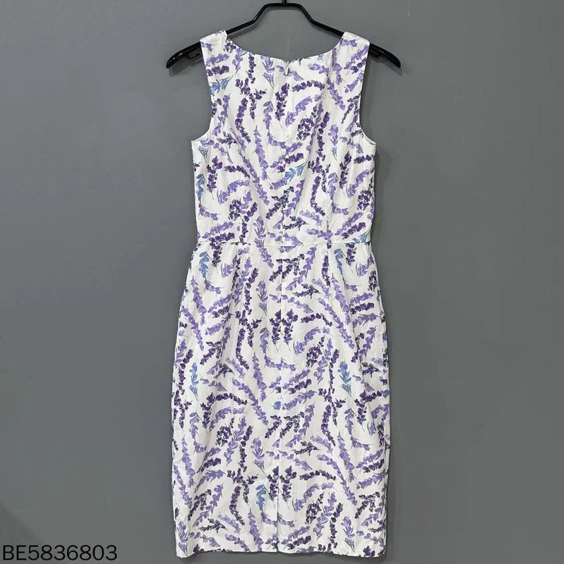 Max Mara MaxMara Floral Print Sheath Dress for Women 0089 Size ONE SIZE - 2 Thumbnail