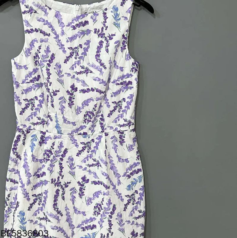 Max Mara MaxMara Floral Print Sheath Dress for Women 0089 Size ONE SIZE - 3 Thumbnail