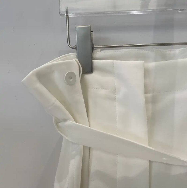 Max Mara MaxMara White Cotton Casual Pants M Size 0089 Size 23" - 3 Thumbnail