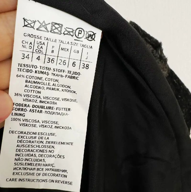 Max Mara MaxMara Winter Color-Block Cotton Coat 0089 Size S / US 4 / IT 40 - 5 Thumbnail