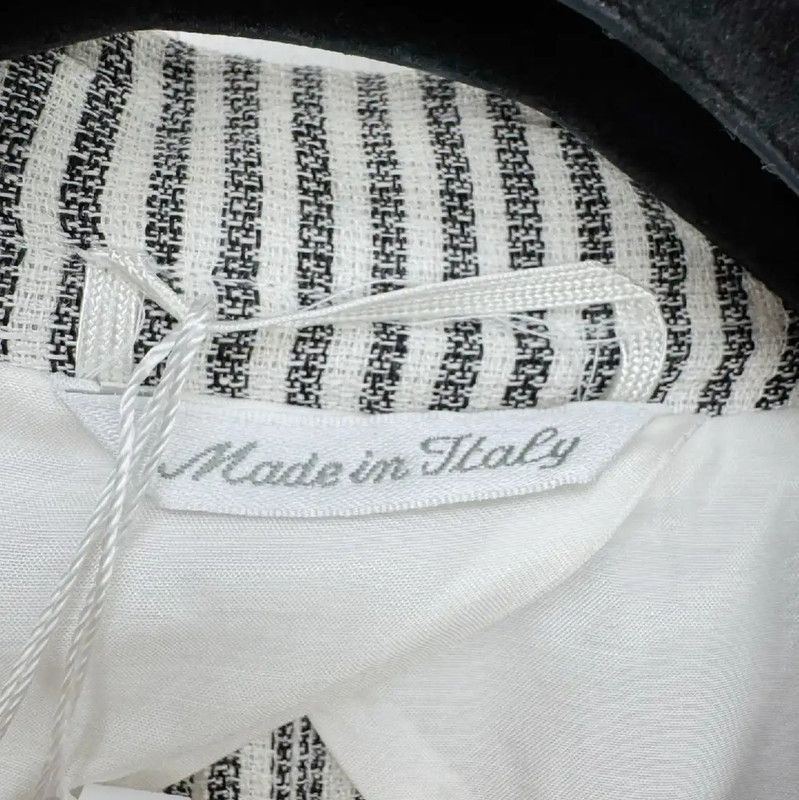 Max Mara MaxMara Striped Women's Coat for Spring and Autumn 0089 Size S / US 4 / IT 40 - 4 Thumbnail
